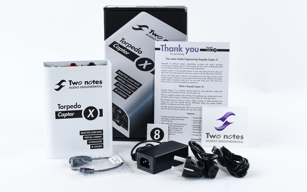 Two Notes Torpedo Captor X 8 Ohms | The Fellowship of Acoustics Two Notes Torpedo Captor X 8 Ohms | The Fellowship of Acoustics